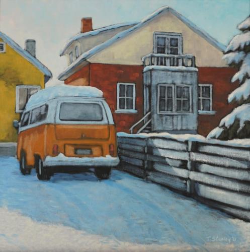 Winter Morning Spark16 x 16 oil on canvas$320Sold